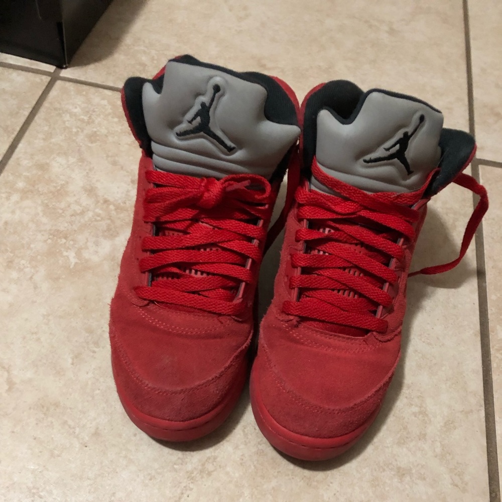 Air Jordan Five Red Suede